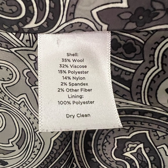 TALBOTS women gray blazer /size 8 - Picture 12 of 16